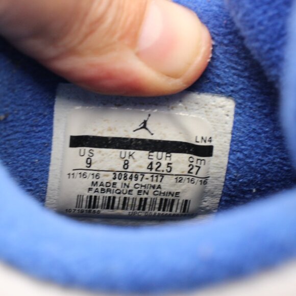 Nike Air Jordan 4 Retro Motorsports Men\'s Size 9 Athletic Sneakers 308497-117 main image 7